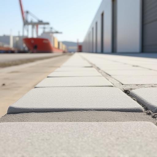 Fremantle Port Logistics Park heavy-duty kerbing
